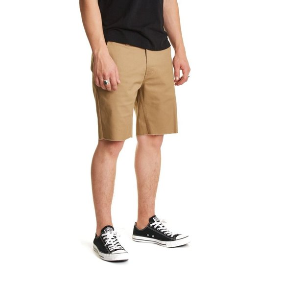 NWT Men's Brixton Chino Short in Khaki - Size 30 - Picture 3 of 3